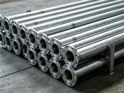 Échangeur de chaleur pour refroidisseur d'air entre tubes en acier inoxydable et tubes en acier a...